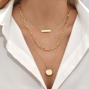 Gold Bar Necklace